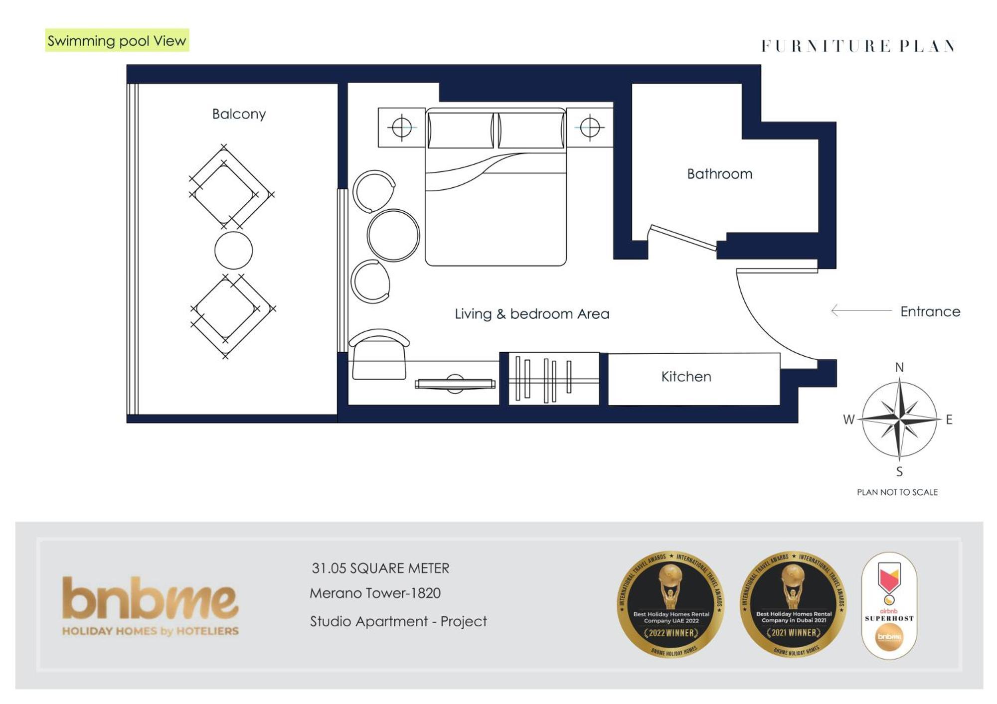 Bnbmehomes - Merano Tower Dubai Exterior photo